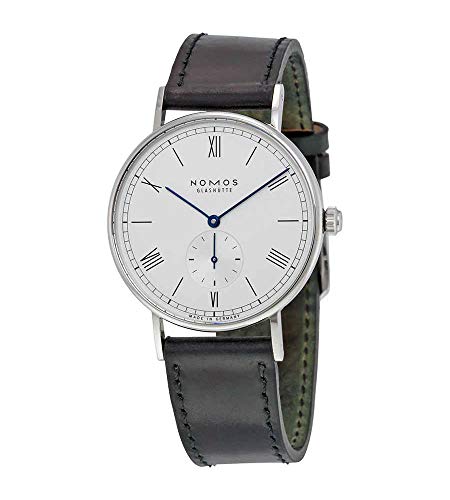 Nomos Ludwig 38 White Dial Black Leather Men's Watch 234