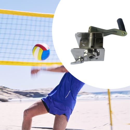 Dickly Tensor de la Pole de bádminton, Tensor de manivela de Manual, Dispositivo de tensión de Red de Voleibol, portátil, portátil para Deportes al Aire - imagen 2