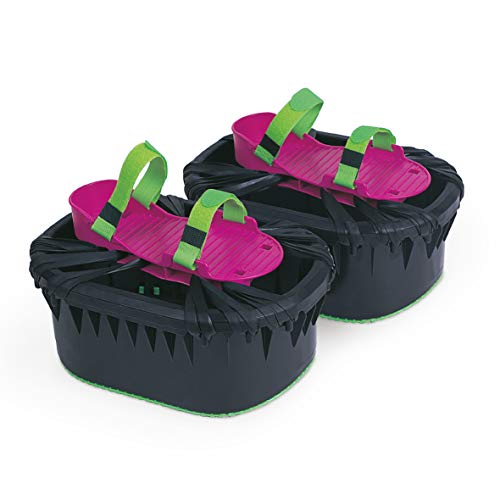 Stay Active MOON Shoes Strap on self Centering Foam Shoe, Non-Skid - mini Trampolines for feet: Indoor / Outdoor Activity Toy for Boys & Girls