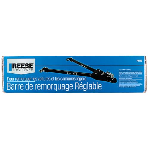 Reese Towpower 7014200 Adjustable Tow Bar , Black - Thumbnail 7