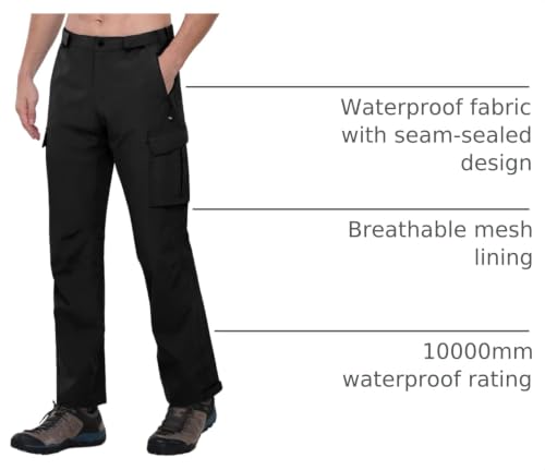 33,000ft Waterproof Hiking Rain Pants
