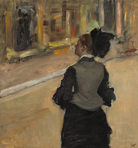 Toile Degas Femme vue de dos pour habiller un grand mur vide de salon 60x90cm