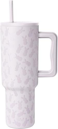 Miniatura 40 de Simple Modern Vaso Trek de 40 oz con Asa y Tapa con Pajilla Vaso de Viaje Aislado de Acero Inoxidable Apto para Portavasos Slumberland