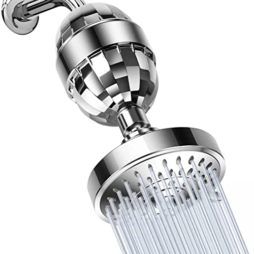 Filtre de douche eau dure et chlore avec pommeau de douche haute pression - 2