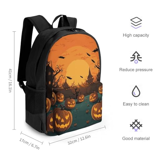 Mochila Naranja Ligera para Senderismo y Viaje miniatura 2