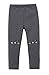 IRELIA Winter Girls Cotton Fleece Lined Leggings Pants Heather Gray XXXS