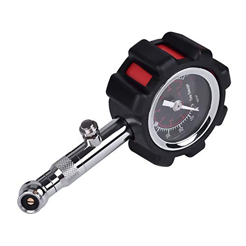 RETYLY Calibre De Presión De Neumáticos Multifunción para Coche 100Psi Medidor De Monitoreo De Presión De Neumático Calibre De Presión De Neumático
