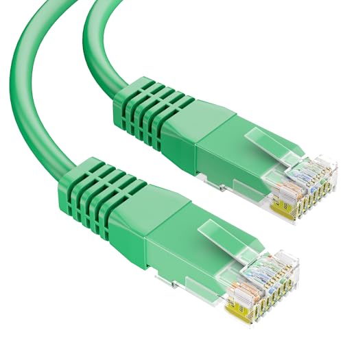 Cable Ethernet Syston Cat5e Patch Cord 100 FT Verde miniatura 1