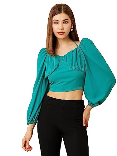 Image of Rare Women's Solid Slim Fit Blouse