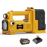 Cordless Water Transfer Pump Compatible with Dewalt 20V Max Battery, 1/4HP Brushless Motor, 540GPH Self Priming Utility Pump for Pool, Pond, Garden, Tank, 4.0Ah Battery and Charger Included