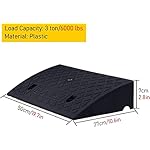 Loading-Ramps-Threshold-Ramp-Portable-Car-Ramp-Threshold-Ramps-for-Doorways-345-Inch-RiseIndustrial-Plastic-Vehicle-Ramps-for-CurbsideCan-Support-3-Tons