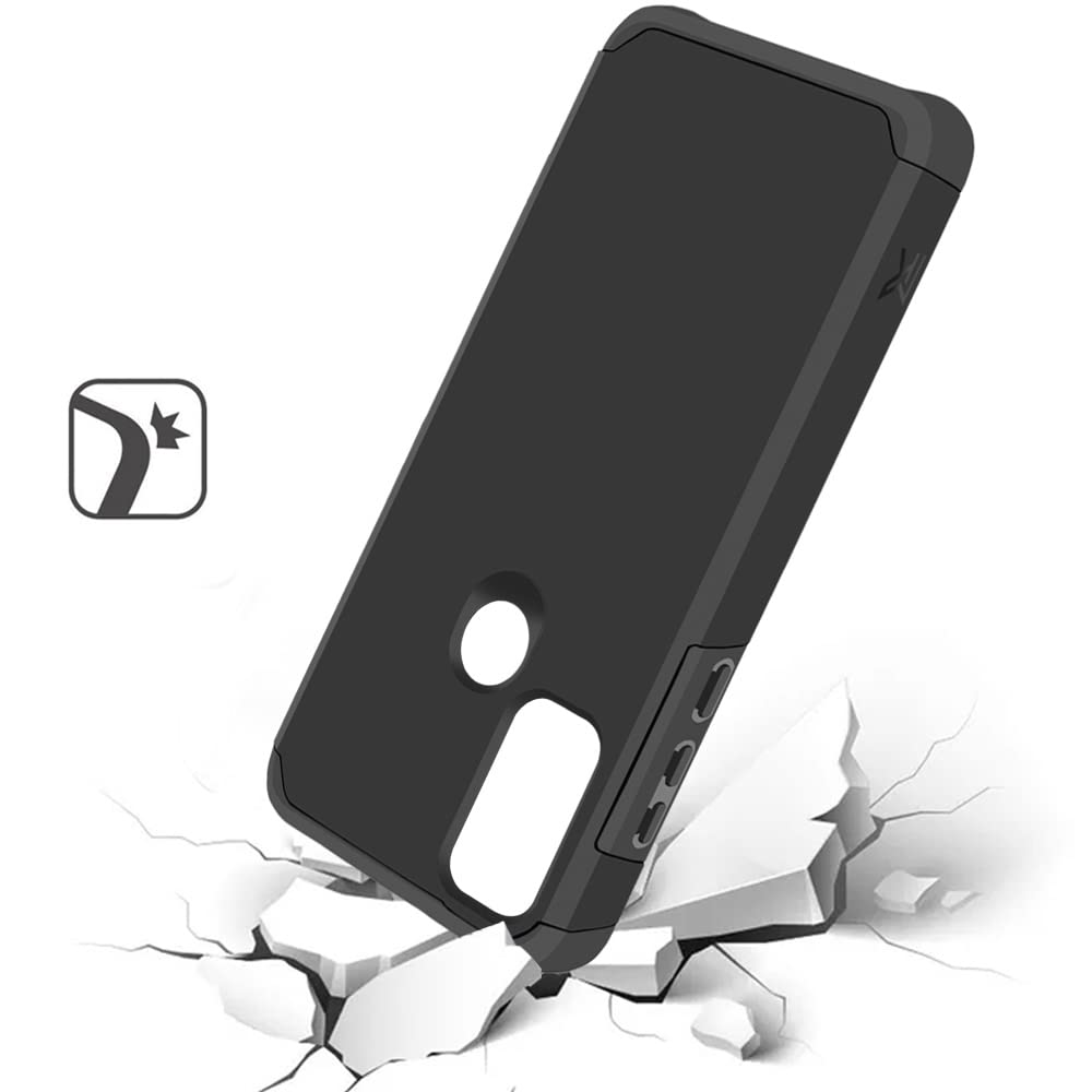 Per Moto G Pure 2021 Custodia Con Cavalletto Con Pellicola - Foto 7