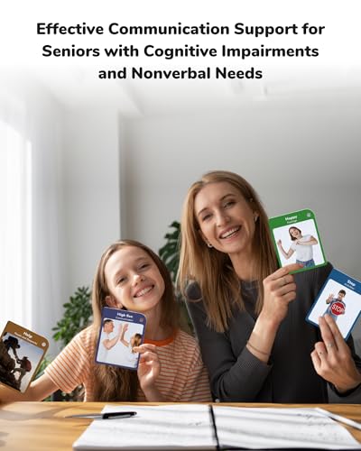 CHEFAN Adult Communication Cards, 98 PCS Flash Cards, Non Verbal Speech Therapy Communication, Daily Life, Needs and Requests, Feelings and Activities, ESL Teaching Materials for Adults - Image 5