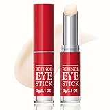 Retinol Augencreme, Eye Cream Stick Gegen Falten und Augenringe, Eye Cream with Retinol, Anti Falten-Augensalbe für Augenringe Entfernen, Anti-Aging-Creme für Tränensäcke Schwellungen, 2PCS