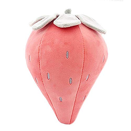 gannbarou イチゴ 抱き枕 クッション ぬいぐるみ お食べ物 本物そっくり リアル おもちゃ かわいい ふわふわ 苺 果物 飾り物 大きい お誕生日 プレゼントお祝い インテリア フルーツ 子供 クッション 店飾り おいしそうな枕 ピンク 40cm