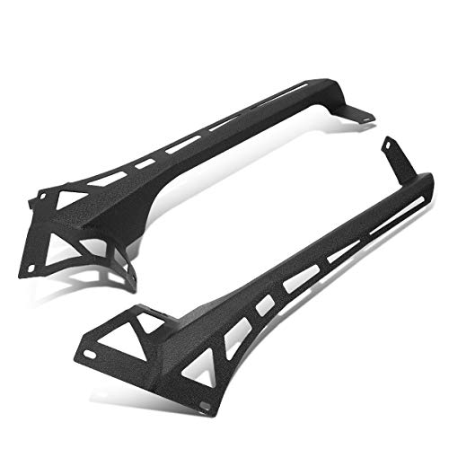 Auto Dynasty 52 Inches Windshield LED Light Bar Steel Mounting Brackets Compatible with Jeep Wrangler JL 18-20