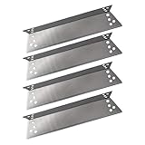 Hongso SPZ681 (4-pack) Stainless Steel Heat Plates for Charbroil 463411911, 464424312, C-45G4CB, Kenmore Sears, K-Mart, Nexgrill, Tera Gear Model Grills (15