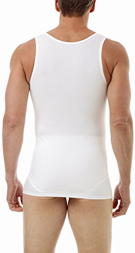 MagiCotton Gynecomastia Chest and Tummy Compression Tank | Slimmer Trimmer Back Support Posture Shirt2