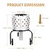 GarveeLife Chicken Plucker Machine, 20 in Stainless Steel Poultry Plucker with 106 Soft Fingers, GFCI Safe Waterproof Design Plucker Machine for Farms, Restaurants, Home