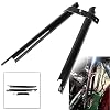 Motorcycle Black Front Frame Down Tube Covers for Harley Softail Fatboy Heritage Springer Deluxe FLSTN FLSTF FLST