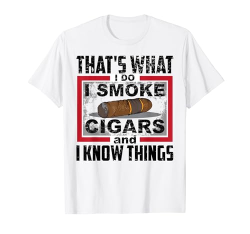 Smoke Cigars Smoker Shirt - Ideal Clever Class Men Gift T-Shirt