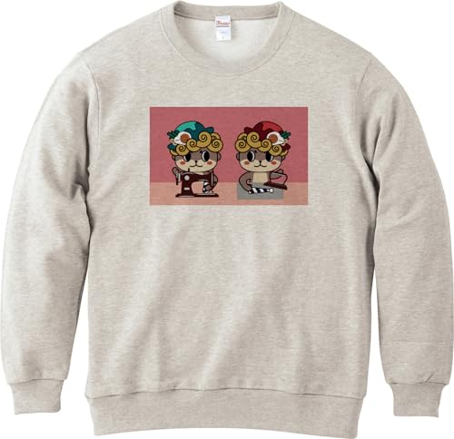 しんじょうくん スウェットトレーナー 須崎 高知県 高知 全3サイズ FO025 (JP, アルファベット, L, オートミール)