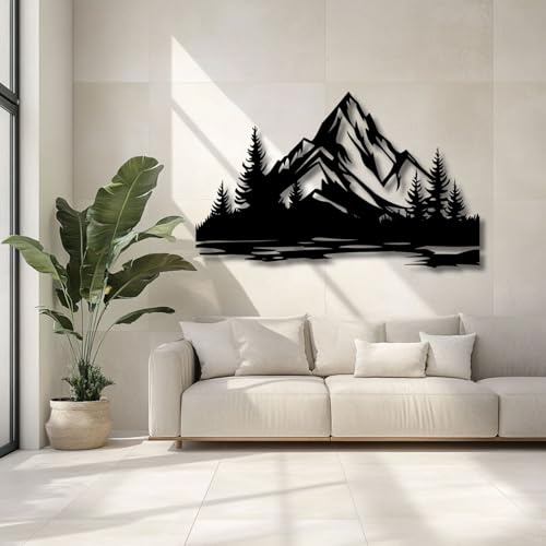 Décoration murale en métal pour salon et chambre moderne