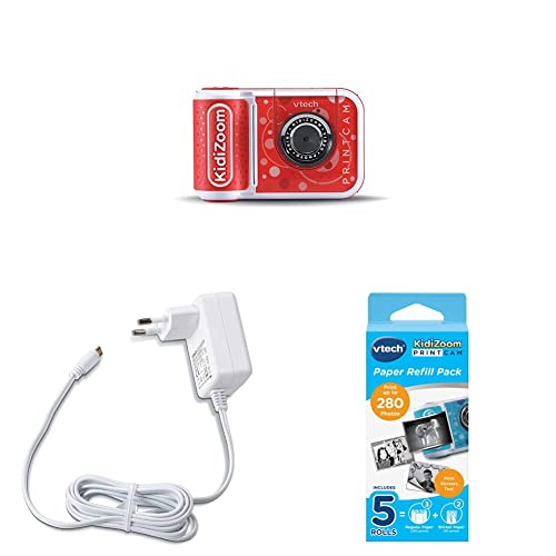 VTech Kidizoom Print Cam + Recharge Papier + Chargeur USB - vue 1
