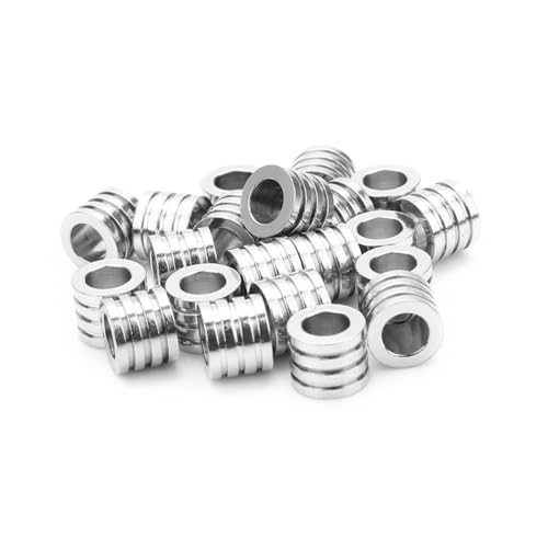 Perles tube acier inoxydable anti corrosion pour éviter le ternissement de vos bijoux