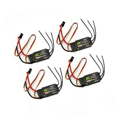 4pcs Emax 20a Blheli ESC 2a 5v Bec Speed Controller for Rc 250 Qav250 Quadcopter Multicopters By Rctoybest