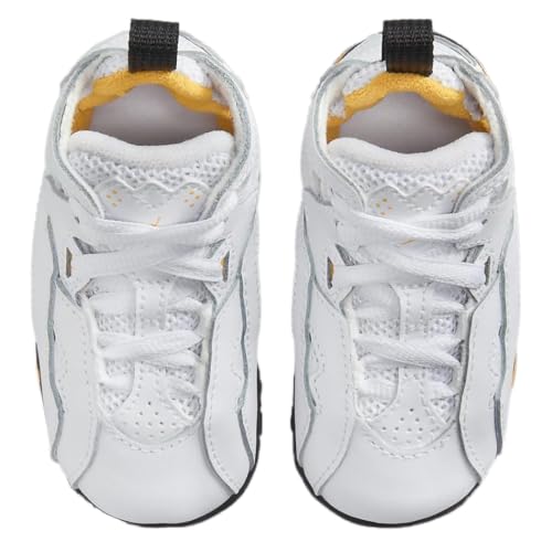 NIKE Jordan True Flight Baby/Toddler Shoes (343797-107, White/Yellow Ochre/Black) Size 62
