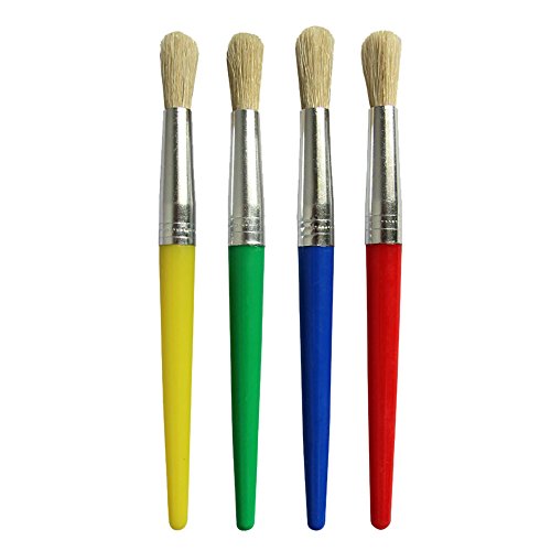GpahrrDnij 4Pcs Kids DIY Color Art Painting Brush School Supplies Ooze Pen (A, One Size)