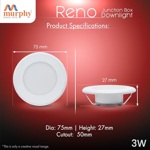 Image of Murphy 3W Mini Reno Ultra Slim Ceiling Light, Junction Box LED Down Light (Pack of 15, Blue) with 2 Year Warranty