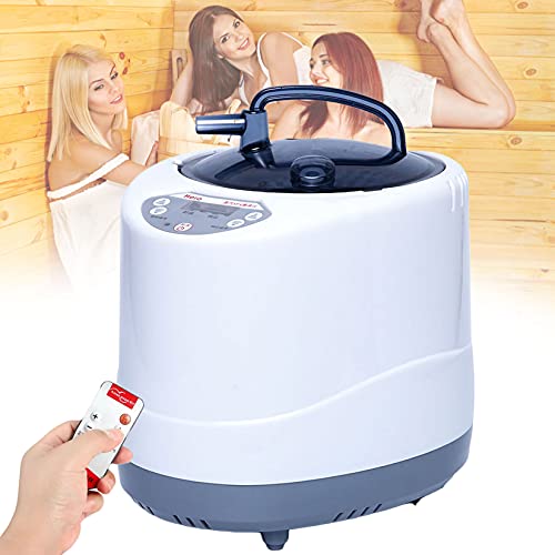 NaoSIn-Ni 4L Sauna Pot Steam Generator with Remote Control Portable Sauna Steamer, for Steam Sauna Wooden Barrels Large Steam, Replacement Steamer for Steam Sauna Box