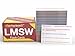 LMSW Exam Prep 2025-2026 Study Cards: ASWB Masters Social Work Review with Practice Test Questions [Full Color Cards]