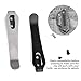 2pcs Stainless Steel Pocket Clip, 2.36 Inch Length Deep Carry Pocket Clip Replacement with Screws Knife Holder Tools Accessories for Men
