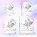 VEELU Personalized Infinity Love Name LED Light - Custom Heart Light Up Mirror Picture Frame with Photo, Customize LED Night Light Anniversary Couples Gifts for Women and Men