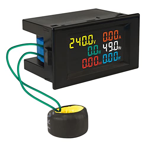 Image of Electric Power Detector Multi-function Meter (AC 40-300V 100A) LCD Digital Display Current Voltage Power Energy Voltmeter Ammeter Multimeter