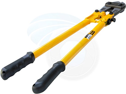 TOLSEN Bolt Cutters Heavy Duty, Bolt Cutter for Padlocks, Lock Cutter Heavy Duty Chain, Rods, Rivets, Locks and Wire Cutter - Ergonomic Non-Slip Handle Bolt Cutter (24")