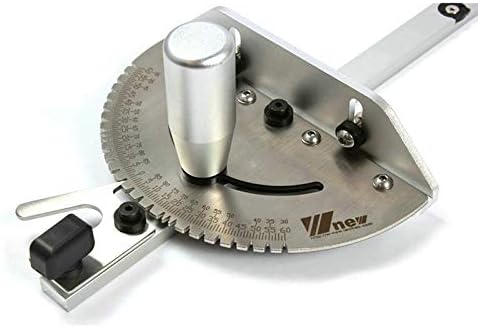 Precision Miter Gauge with a Standard Slot for Woodworking Table Saw Router