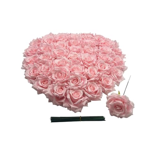 GrainBuds Fake Flower Heads for Craft,3.8