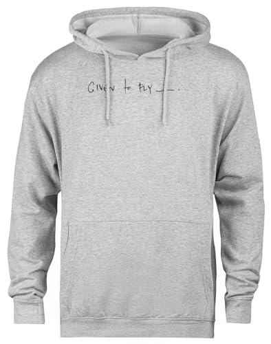 Pull à capuche gris Given to Fly sweatshirt unisexe avec poche et cordon de serrage