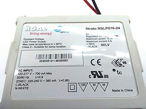 Image of ROAL 24V LED Power Supply 120-277V 50 /60HZ 72WATTS MAX RSLP070-24