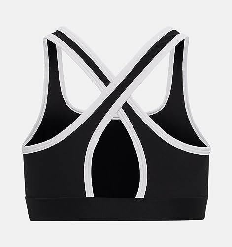 Under Armour Girls' Mid Impact Crossback Graphic Bra2