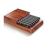 Cangshan 59502 Steel Forged, 8-Piece German Steak Knife Set, Black