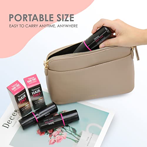 Root Touch Up Temporary Hair Color For Gray Hair Cover Up Tint Natural Coloring Black And For Men And Women's - Easy Touch Up, Instant Correction & Spot Precision With Comb Applicator - 10 Ml #TOP3