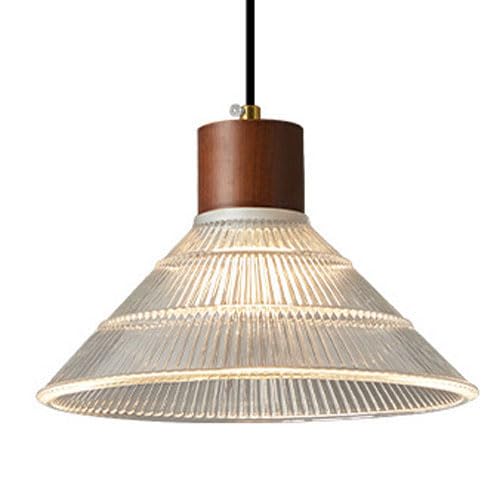 Lustre nordique en verre suspension chambre et luminaire îlot cuisine