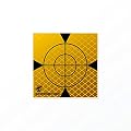Self-Adhesive Reflex Target Mark 60 mm – Pack of 20 – Reflective Foil, Reflex Target Plate Ideal as Building Monitoring or Deviation Test on Construction Site for All Smooth Surfaces (60 mm, Yellow)
