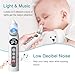 Bivni Baby Nasal Aspirator,IPX7 Waterproof Electric Nasal Aspirator for Baby,with 3 Silicone Tips, Adjustable 3 Levels Suction,8 Light Soothing Function & Music