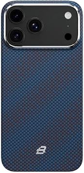 Mr. Gorilla iPhone 17 Pro Max Uyumlu MagSafe Destekli Aramid Fiber Telefon Kılıfı, Mavi